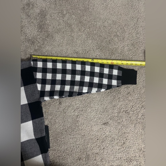 Rachel Zoe Women's Check Print Long Sleeve Crew Neck Sweatshirt
Black Size S - Picture 11 of 11